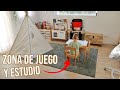 ORGANIZANDO la HABITACIÓN DE JUEGOS y ESTUDIO de mi HIJO de 3 AÑOS para VUELTA al COLE desde CASA 📚