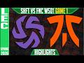 SHFT vs FNC Highlights Game 1 | LEC Spring 2026 W5D1 | Shifters vs Fnatic