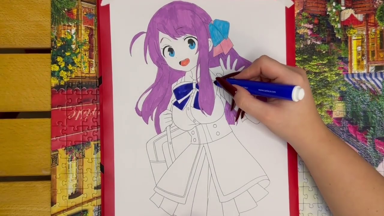 Coloring Sakura Minamoto | Zombieland Saga Fan Art 🎨💖🎤 - YouTube