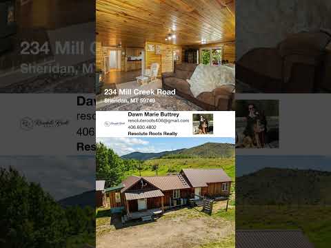 234 Mill Creek Road, Sheridan, MT home video tour