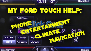 How to use your My Ford Touch Screen (Interactive Video!)