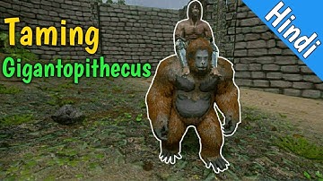 ARK Mobile | taming gigantopithecus | gorilla in hindi #Viltronian#arkmobile