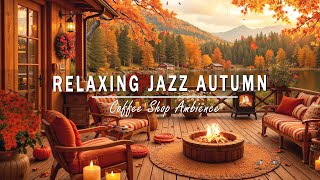 : Autumn Morning Coffee Shop Ambience & Smooth Jazz Music  Relaxing Jazz Instrumental for Good Mood