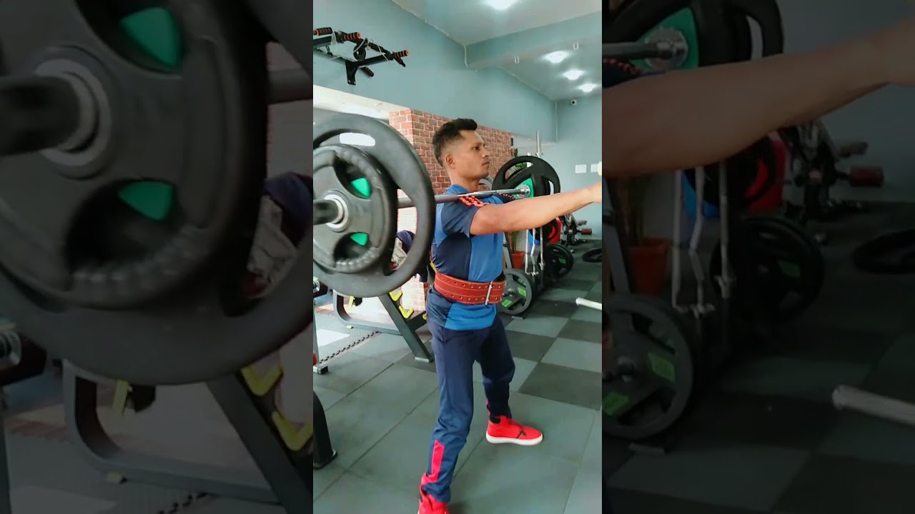 Front squat practice 