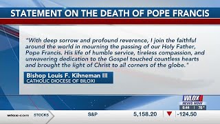 ‘Touched countless hearts’: Biloxi Bishop honors Pope Francis after his death