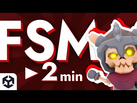 Créer une machine à états (FSM) en Unity/C# - en 2 MINUTES !