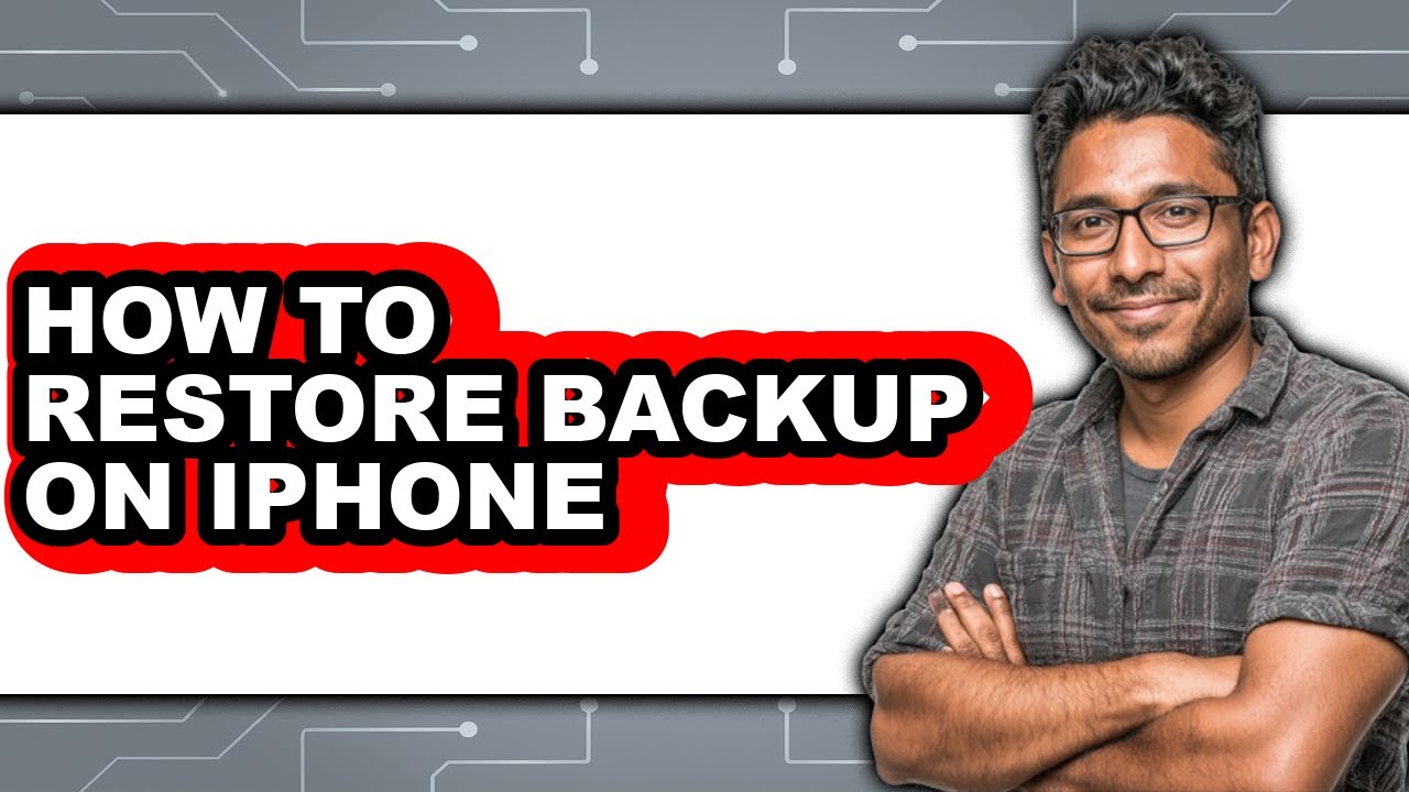 How to Restore Backup on Iphone - Step by Step - YouTube