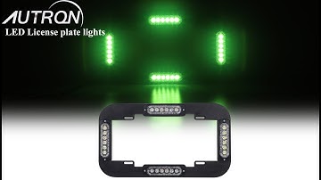 13.5" LED Emergency License Plate Strobe Lights Traffic Adviser Warning Flash Strobe Lights