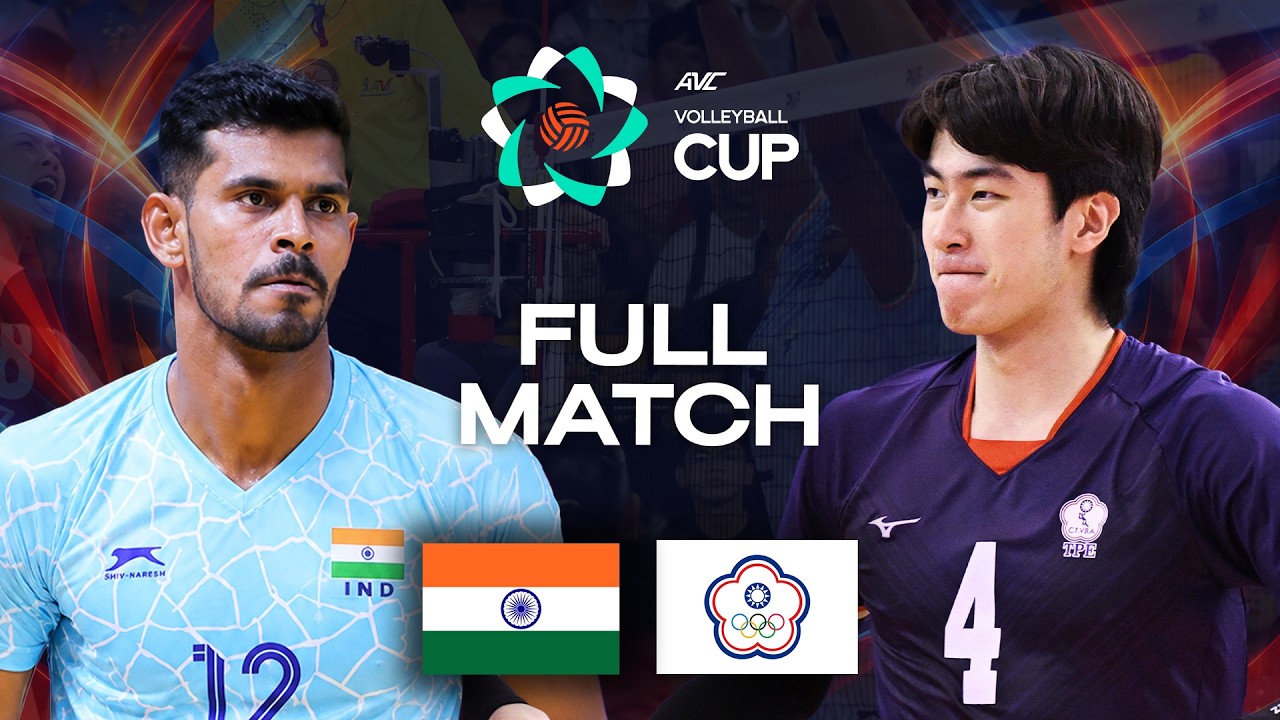 India vs. Chinese Taipei - Pool Play | AVC Men's Cup 2026
