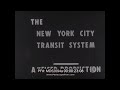 1955 NEW YORK CITY & BROOKLYN ELEVATED RAILROAD RAPID TRANSIT SUBWAY & TROLLEYS (SILENT) MD52094a