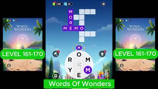 Words of Wonders Levels 161–170 Walkthrough & Answers English Study Vocabulary #wordsofwonders #wow