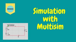 simulation with multisim | Electrical circuit | spbodhane | electrical circuit simulation