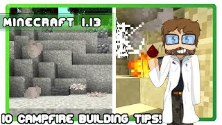 ➤ 10 Campfire Building Tips and Tricks ➤ Minecraft 1.14 Tutorial