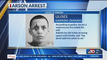 LaSalle Parish Inmate Cell Fire