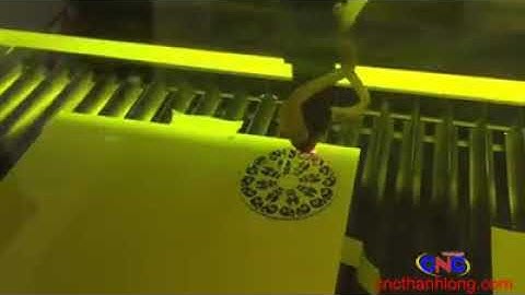 CNC THÀNH LONG - MÁY LASER 1390 Cắt khắc phi kim chuyên