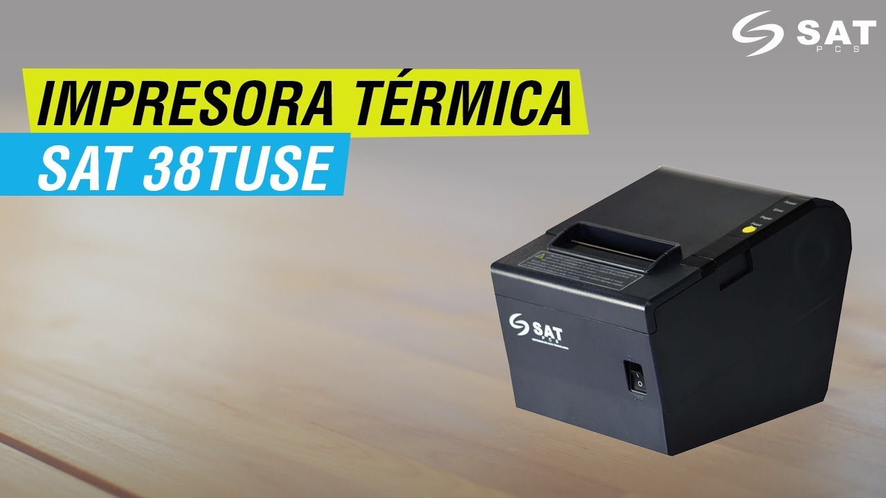 IMPRESORA TÉRMICA SAT 38TUSE - YouTube