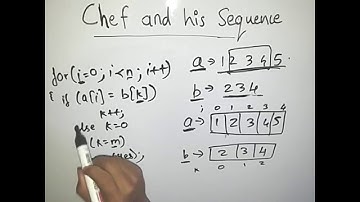 Chef and his Sequence || Codechef