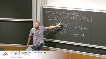 Thomas Nikolaus : Equivariant homotopy theory for infinite groups and THH with coefficients