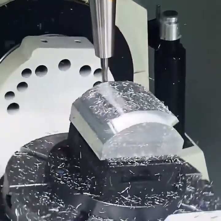 Amazing CNC Milling Process! - Satisfying Tungsten Carbide End Mill Cutting