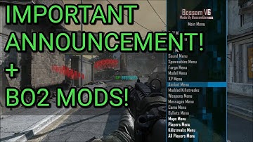 BLACK OPS 2 Bossam v6 Mod Menu + AN ANNOUNCEMENT!