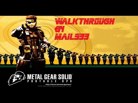 Видео: Metal Gear Solid Portable Ops Прохождение с переводом Часть 3