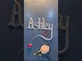 Ashley ❤️ Satisfying sand calligraphy &amp; relaxing ASMR #calligraphy #satisfying #asmr #ashley