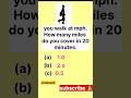 Distance Riddle:can you solve this?#math#quiz#shorts#speed#foryou#tyubeshorts#scienceshorts