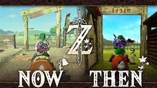 Hyrule Then and Now  Zelda: Breath of the Wild (Comparison)