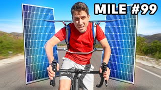 Riding 100 Miles on a Solar Powered Bike!