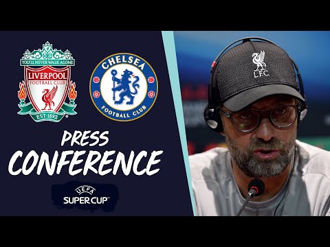 Klopp, Mane and Van Dijk's pre-Super Cup press conference | Chelsea