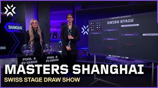 VALORANT Masters Shanghai Swiss Stage Draw Show