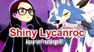 Pokemon Sword - Catching a Shiny Lycanroc (Midday Form)