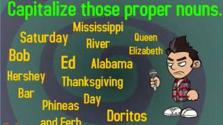 "Give Me Your Capital Letters"- Song by EDROCKER teaches capital letters and proper nouns