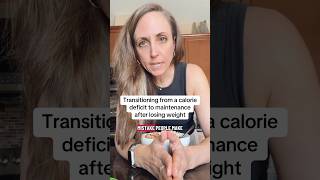 Transitioning From A Calorie Deficit To Maintenance #weightlossforwomen #weightloss #caloriedeficit