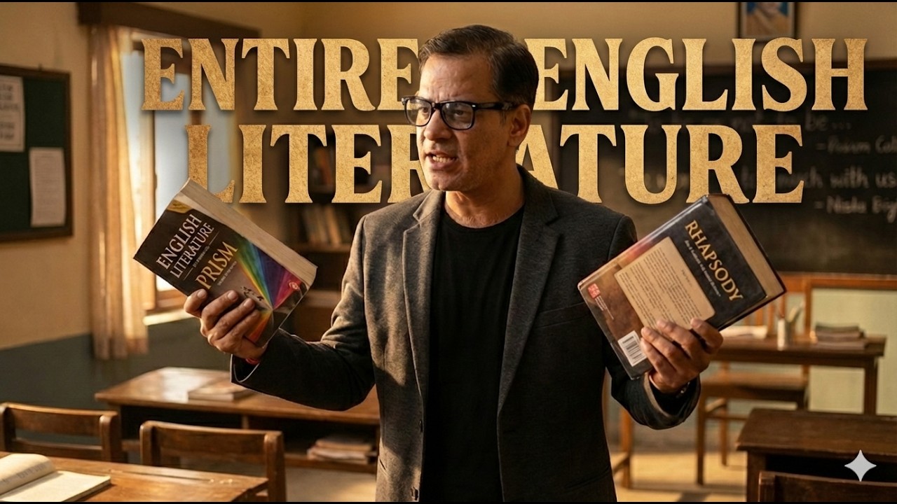 Entire English Literature One Shot | PRISM & RHAPSODY | ISC Class 12 Commerce | 