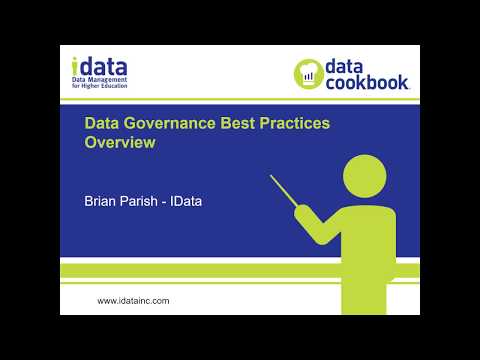 Data Governance Best Practices Overview for Higher Education