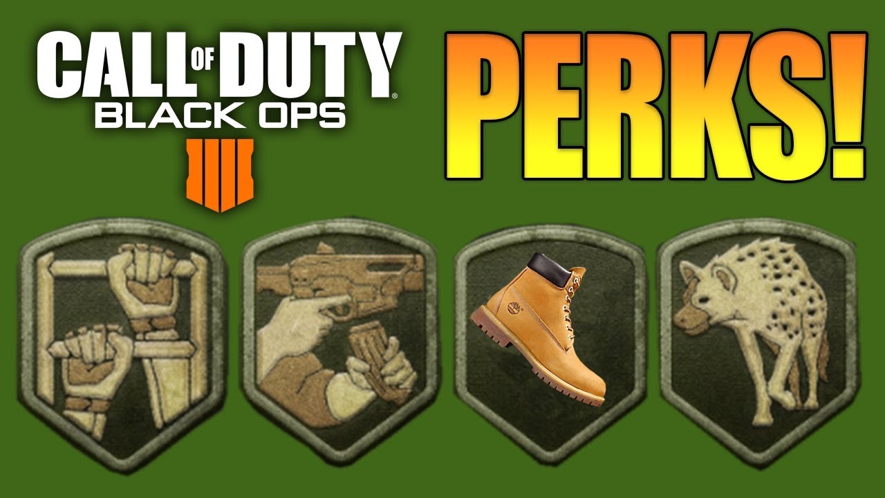 BLACK OPS 4 PERKS! Treyarch Reveal New Perks & Pick 10 System (Black Ops 4 news)