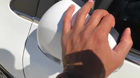 Buick Encore - How to fold sideview mirrors