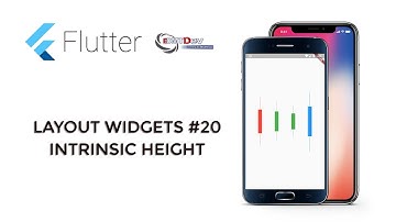 Flutter Tutorial - Layout Widgets #20 Intrinsic Height