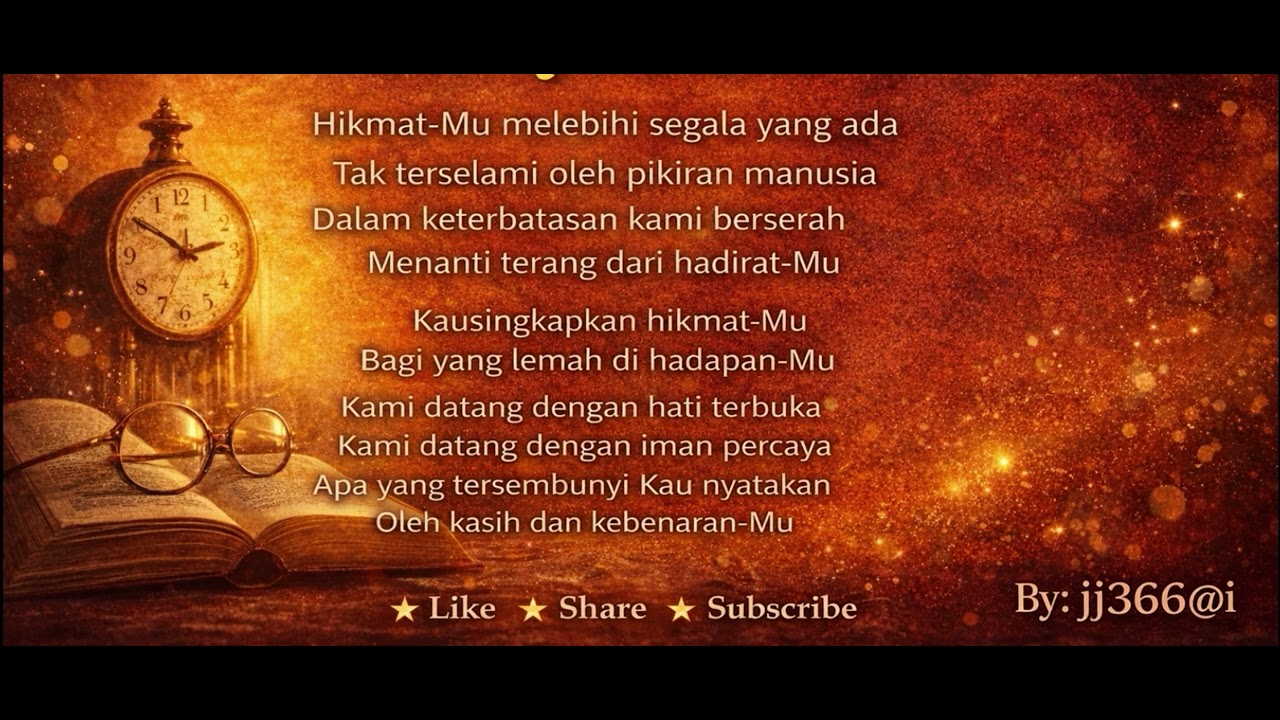 Hikmat Mu dinyatakan | Lagu Rohani Penyembahan