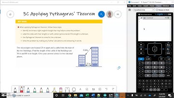 Pythagoras - applying to real world problems