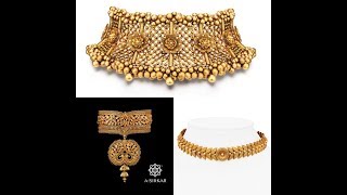 Gold Choker Necklace || Neck Choker |