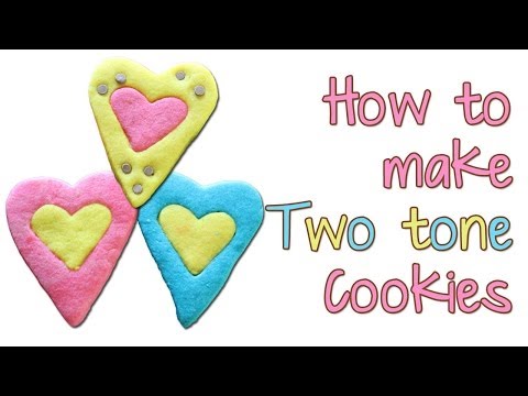 Two-tone Cookies Made With Refrigerator Cookie Dough