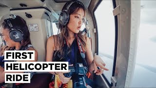 Flying Over NEW YORK CITY in a Helicopter