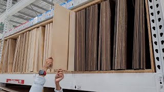 People are buying MDF board at Home Depot for this BRILLIANT new front door idea!