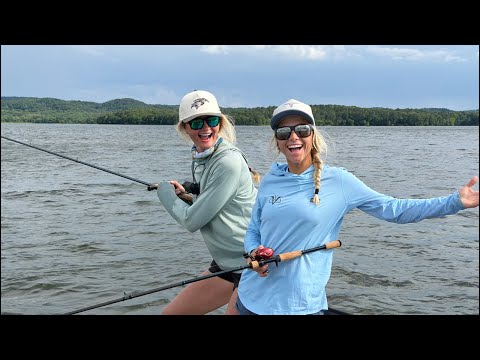 TheReelHilarySue and Kristine Fischer LIVE The Future Tournament Lake Guntersville🚨🚨 part 2