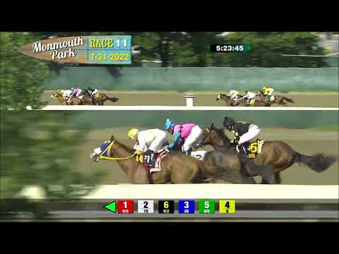 video thumbnail for MONMOUTH PARK 07-31-22 RACE 11
