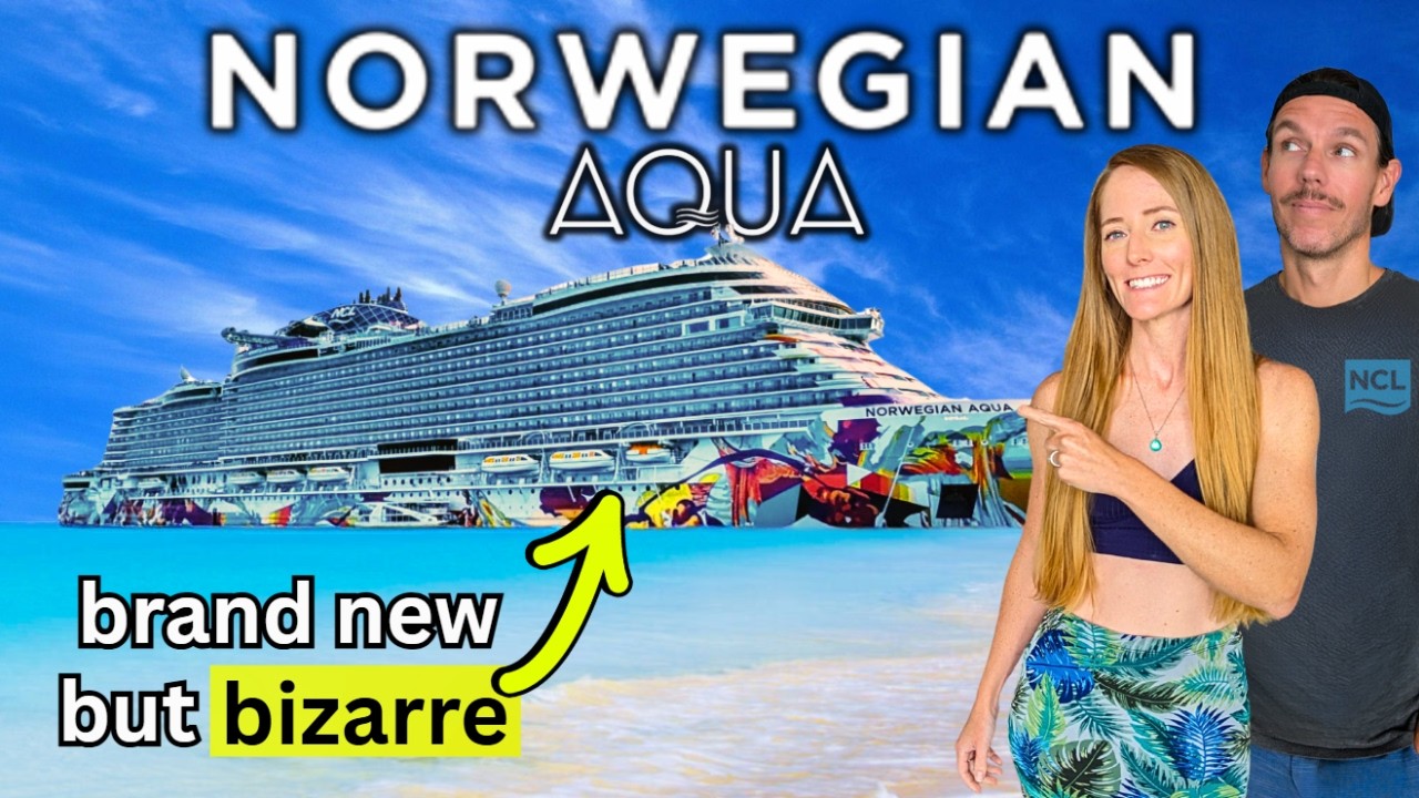 The Ultimate Tour of the BRAND NEW Norwegian Aqua (a strange but stunning cruise ship)