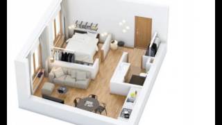 40 More 1 Bedroom Home Floor Plans