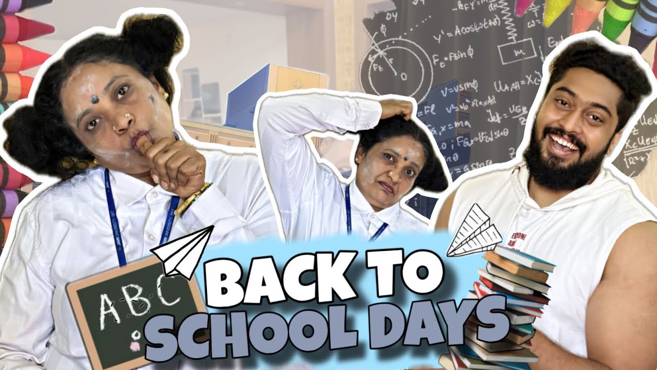 BACK TO SCHOOL DAYS 😂 || ಅಮ್ಮ YELLI 🤯 || #kannada #vasanthrajgowda 